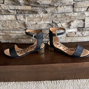 Sam Edelman black sandals.  Never worn.  Size 9.  No scuffs.
